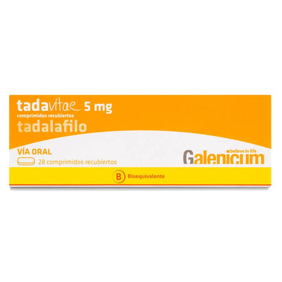 Tadavitae 5 mg - 28 Comprimidos Recubiertos - Farmacias Curie
