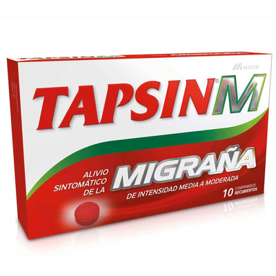 Tapsin Migraña Comprimidos Recubiertos - 10 Unidades - Farmacias Curie