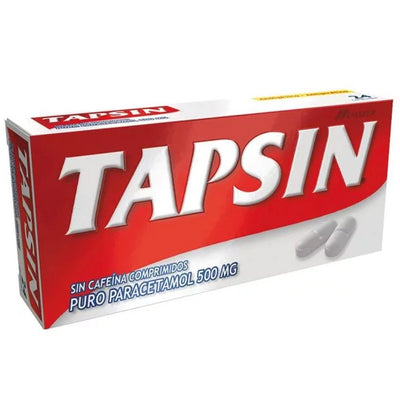 Tapsin Puro Comprimidos 500mg - 24 unidades - Farmacias Curie
