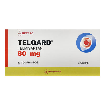 Telgard Comprimidos 80mg - Farmacias Curie
