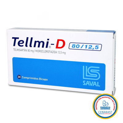 Tellmi-D Comprimidos 80/12,5 Medicamento Cenabast