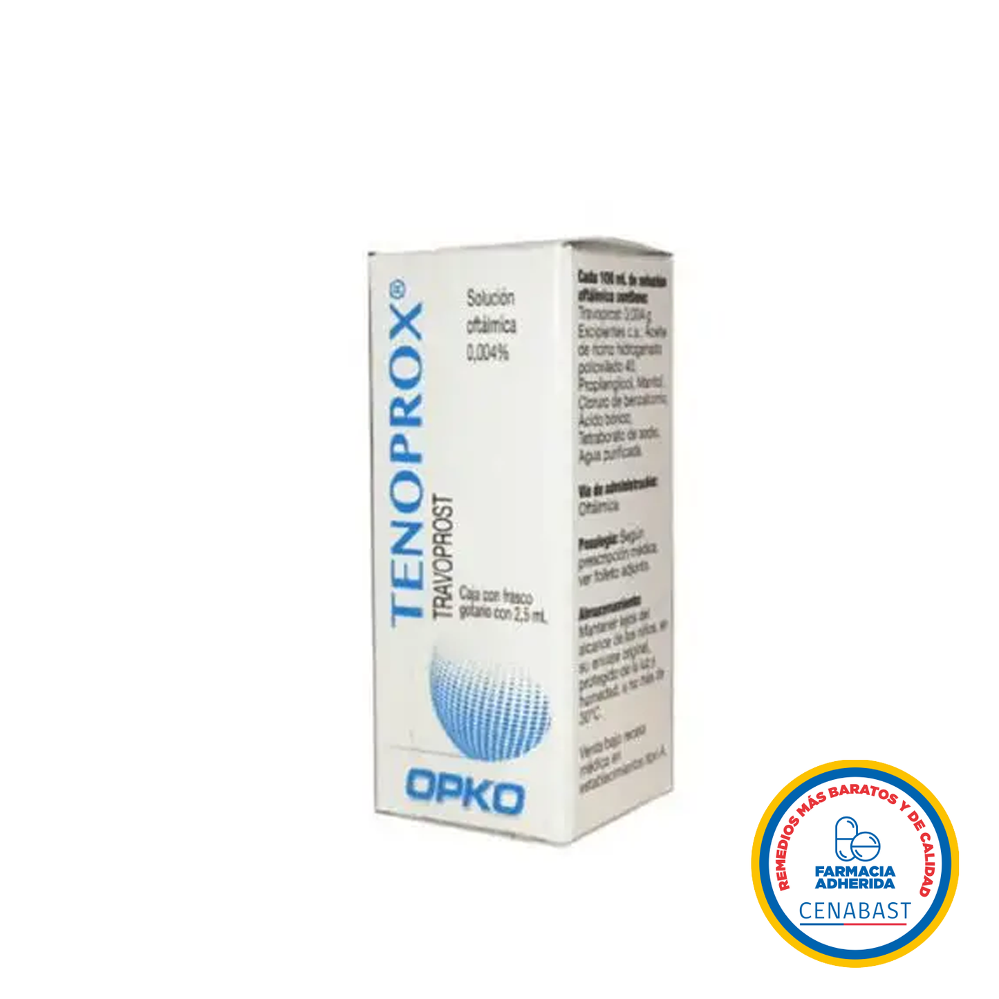 Tenoprox Solución Oftálmica 0,004% Medicamento Cenabast - Farmacias Curie