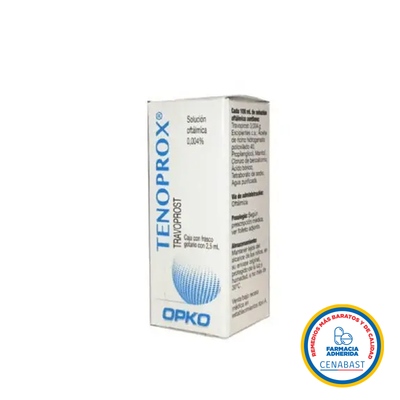 Tenoprox Solución Oftálmica 0,004% Medicamento Cenabast - Farmacias Curie