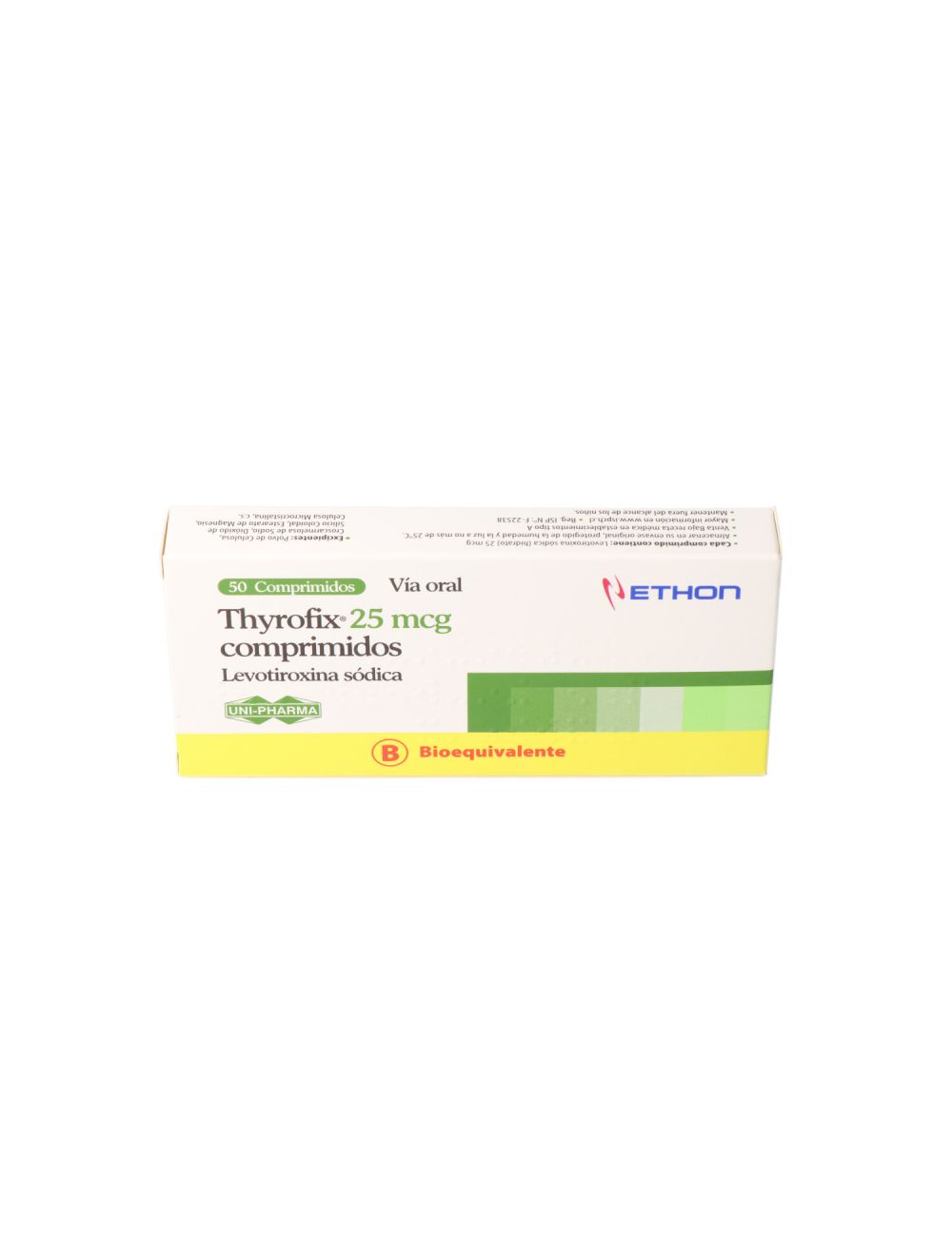 Thyrofix 25 mcg - 50 Comprimidos - Farmacias Curie