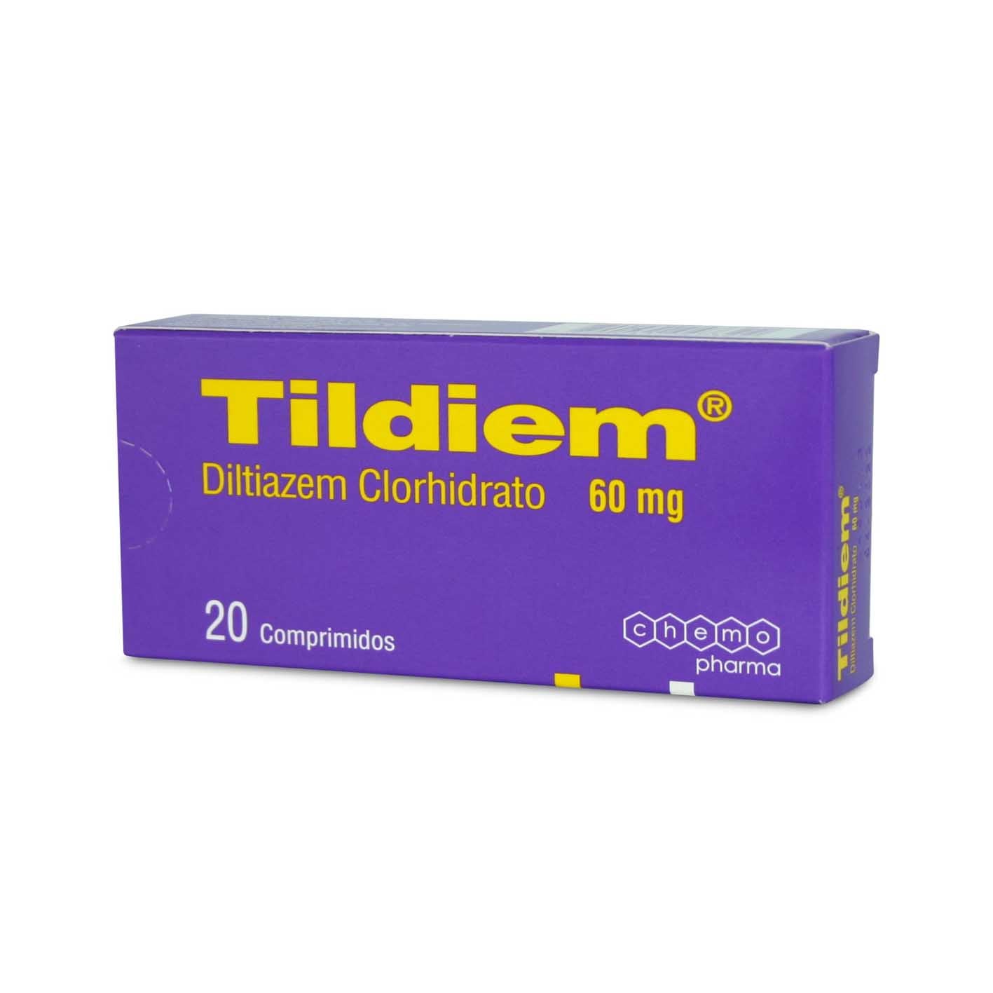 Tildiem 60mg - 20 Comprimidos - Farmacias Curie