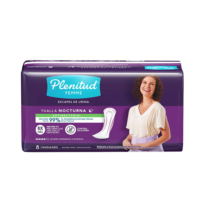 Plenitud Femme Escape Nocturno 8 unidades - Farmacias Curie