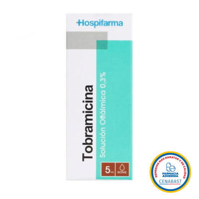 Tobramicina 0,3% Solución Oftálmica - Medicamento Cenabast - Farmacias Curie