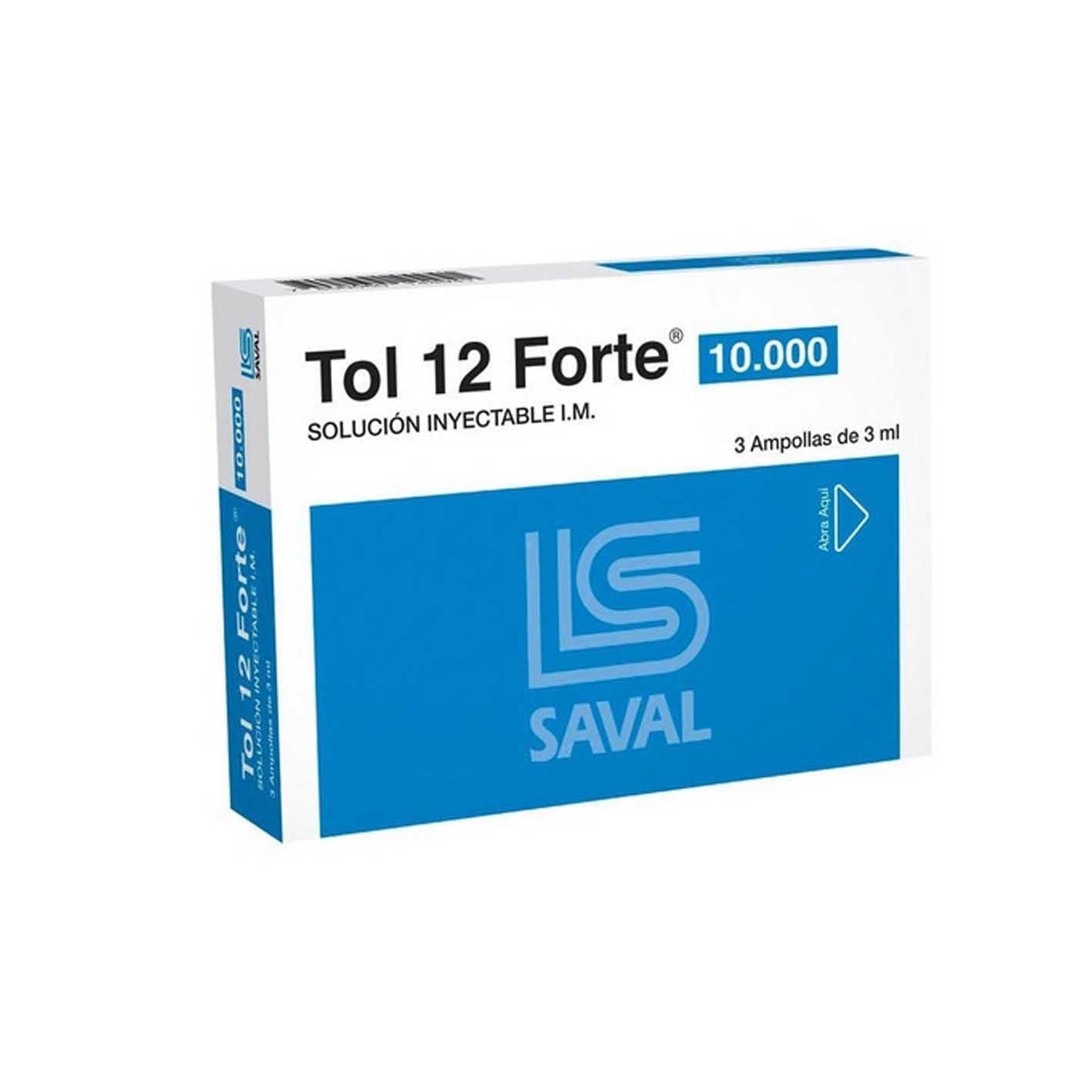 Tol 12 Forte Solución Inyectable 10.000 - Farmacias Curie