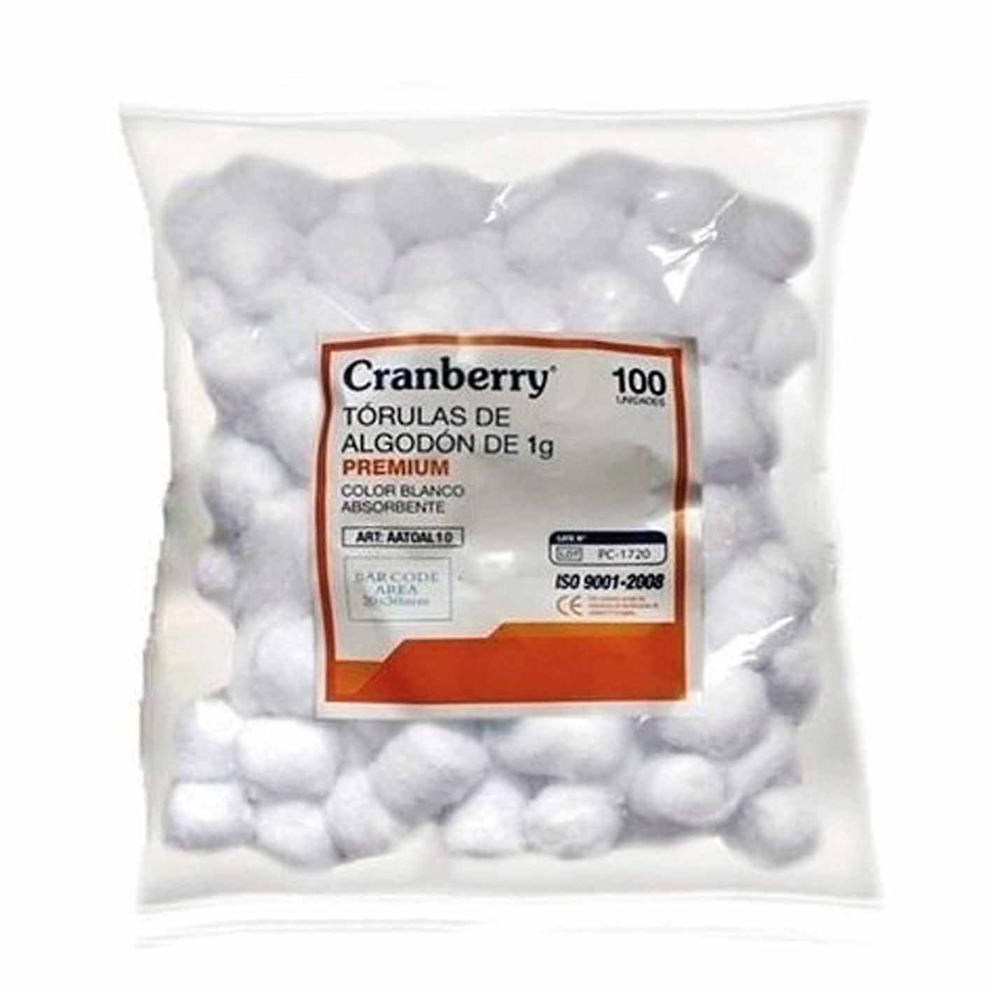 Tórulas de algodón 1g - Farmacias Curie