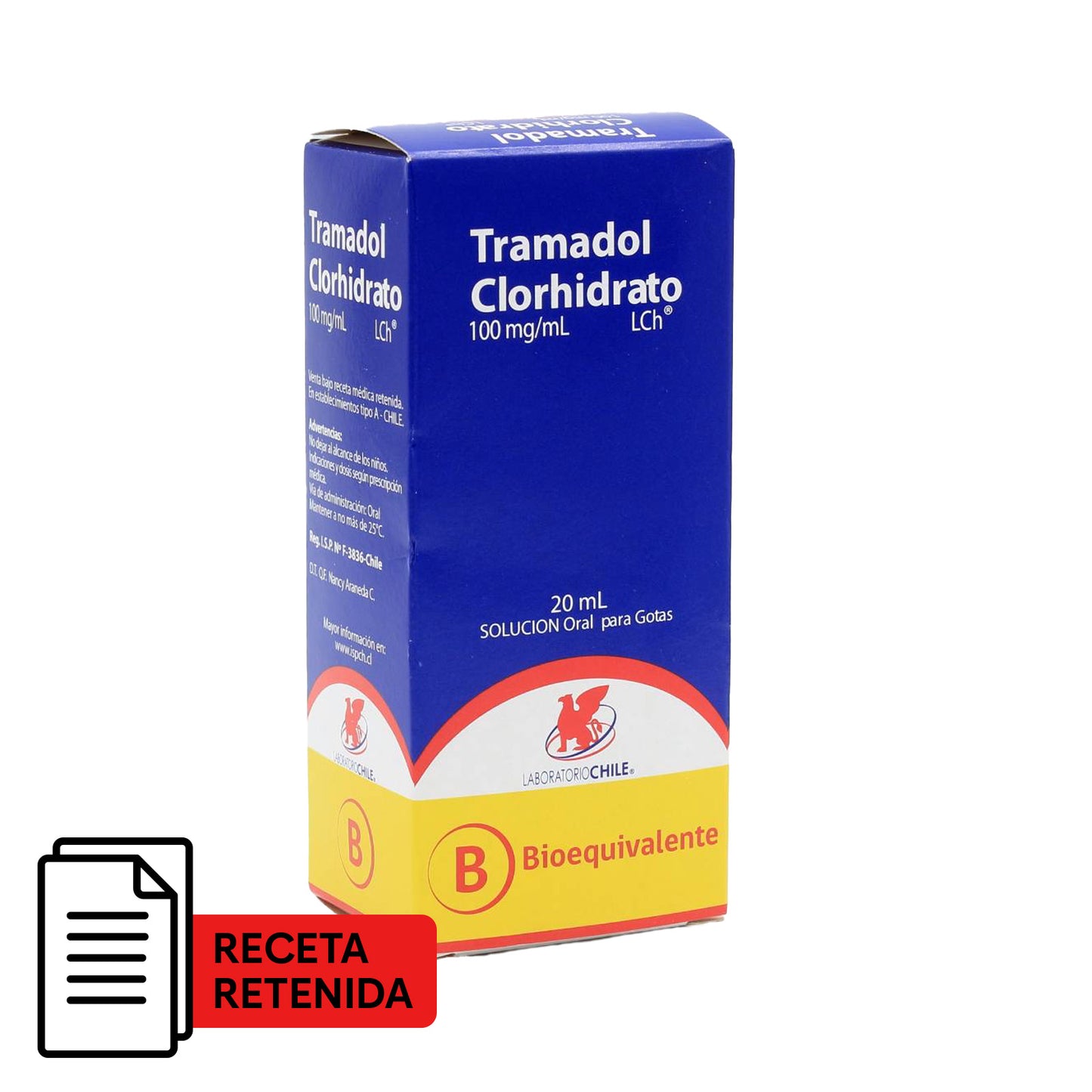Tramadol Gotas 100mg/ml - 20ml - Farmacias Curie