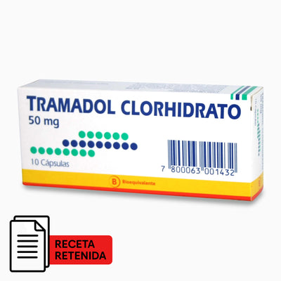Tramadol Cápsulas 50mg - Farmacias Curie