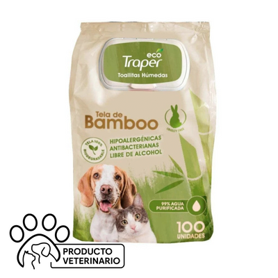 Traper Toallitas Humedas - 100 Toallitas - Farmacias Curie