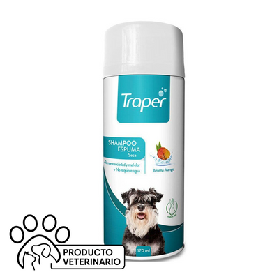 Traper Shampoo Espuma Seca Perro - Farmacias Curie