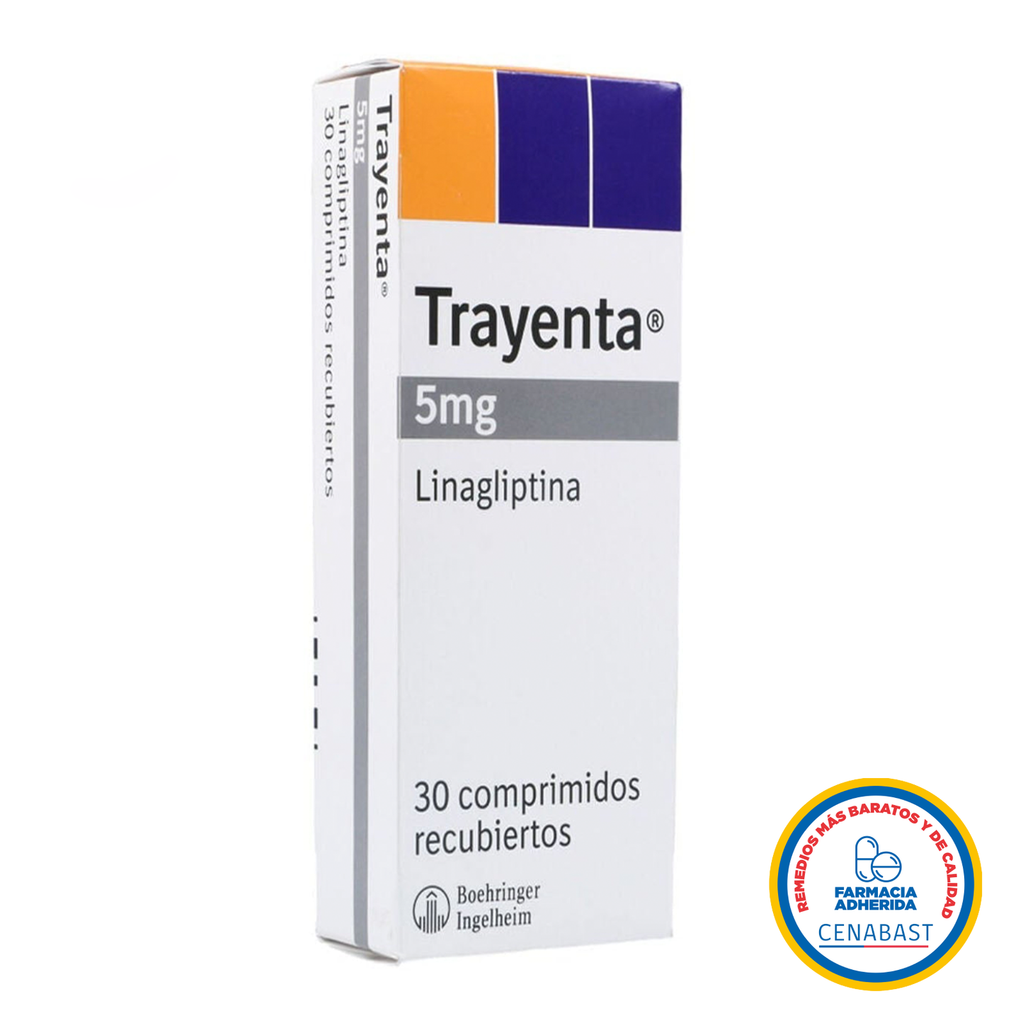 Trayenta Comprimidos Recubiertos 5mg Medicamento Cenabast - Farmacias Curie