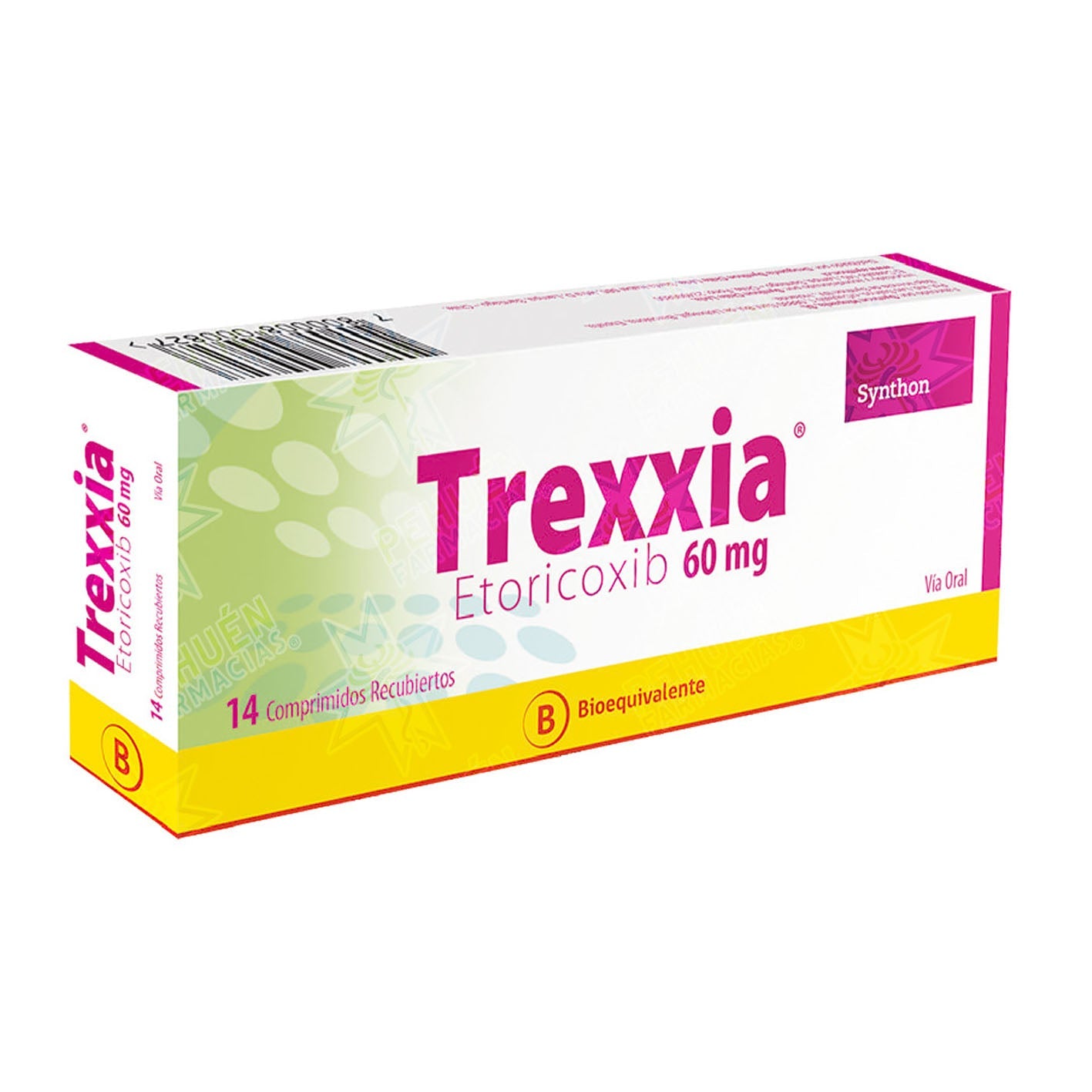 Trexxia Comprimidos Recubiertos 60mg - Farmacias Curie