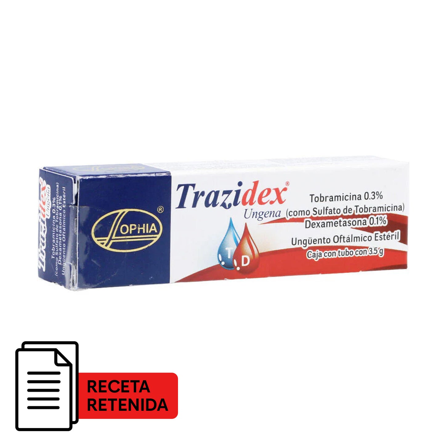 Trazidex Ungüento Oftálmico - Farmacias Curie