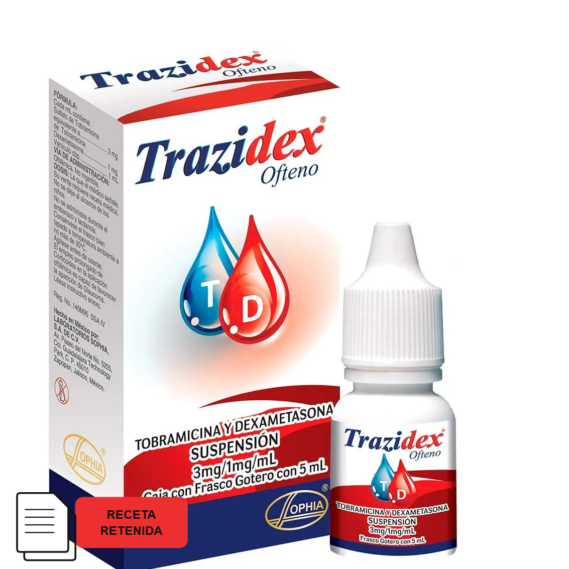 Trazidex Ofteno Suspensión Oftálmica
