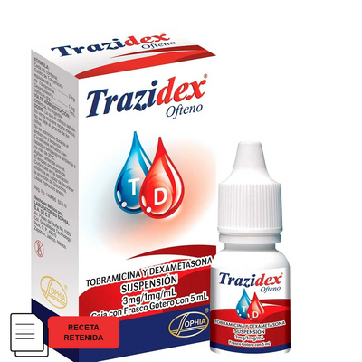 Trazidex Ofteno Suspensión Oftálmica