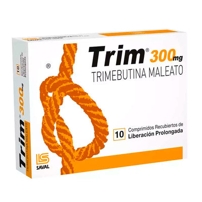 Trim 300mg - 10 Comprimidos Recubiertos de Liberación Prolongada - Farmacias Curie