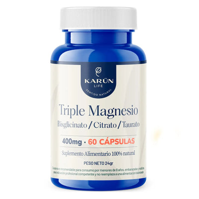 Triple Magnesio - 60 Cápsulas - Farmacias Curie