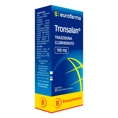 Tronsalan Comprimidos Recubiertos 100mg - Farmacias Curie
