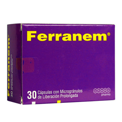 Ferranem Cápsulas con Microgránulos de Liberación Prolongada - Farmacias Curie