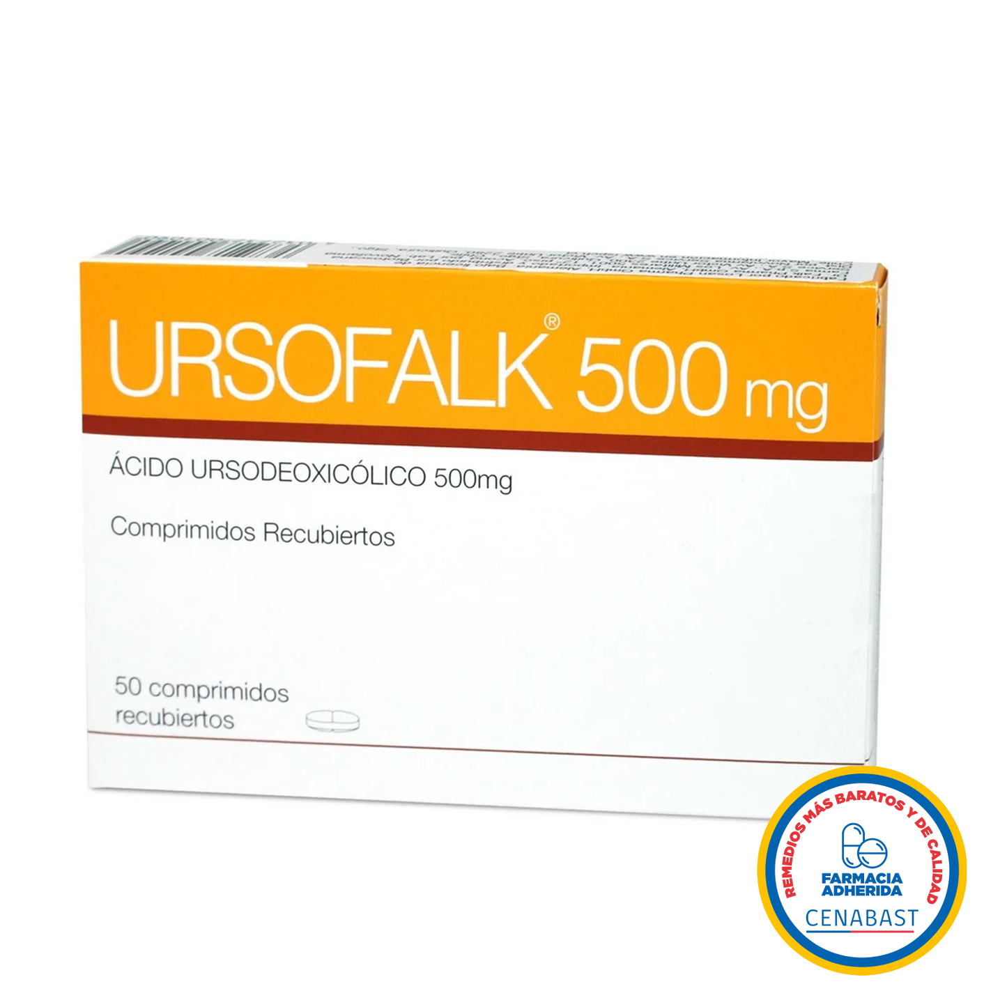 Ursofalk Comprimidos Recubiertos 500mg Medicamento Cenabast - Farmacias Curie