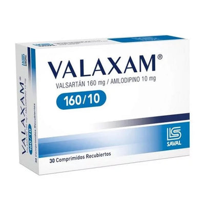 Valaxam Comprimidos Recubiertos 160/10 - Farmacias Curie