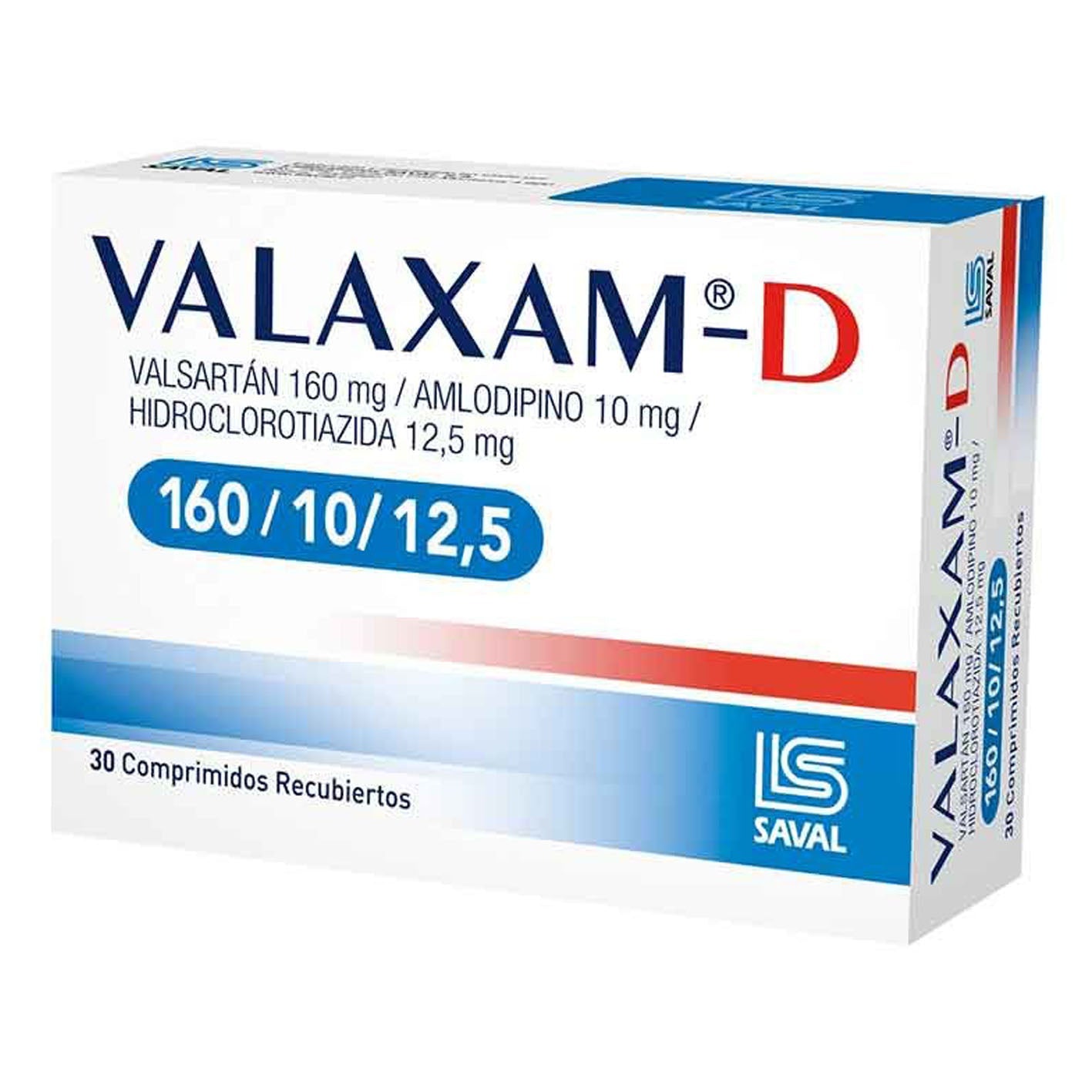 Valaxam-D Comprimidos Recubiertos 160/10/12,5 - Farmacias Curie