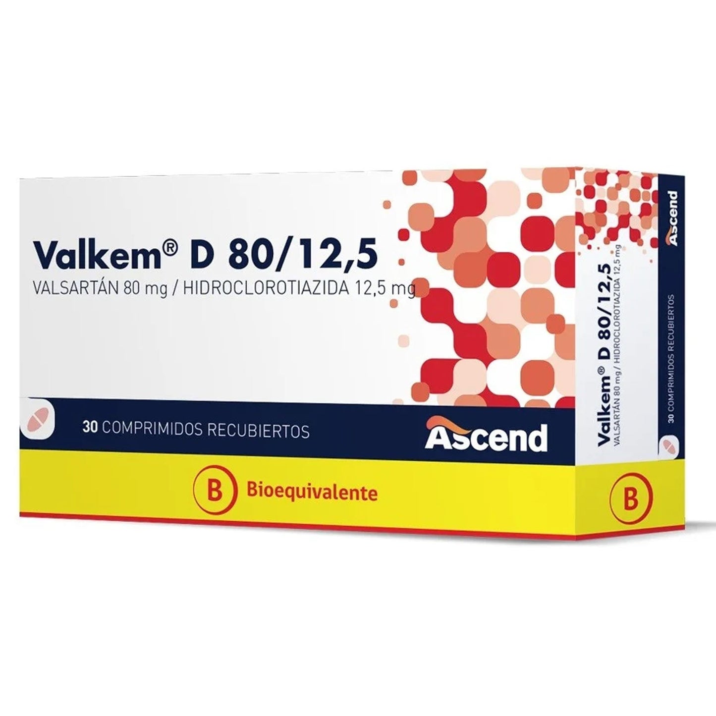 Valkem D Comprimidos Recubiertos 80/12,5 - Farmacias Curie