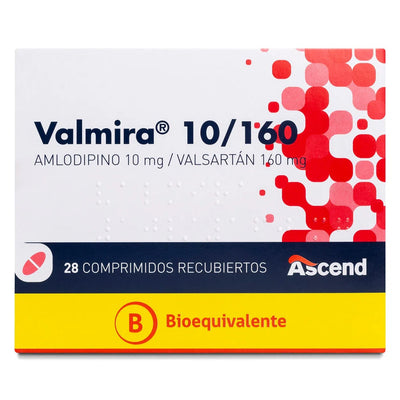 Valmira Comprimidos Recubiertos 10/160 - Farmacias Curie
