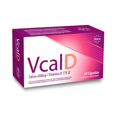 Vcal D 450/175 - 60 Cápsulas - Farmacias Curie