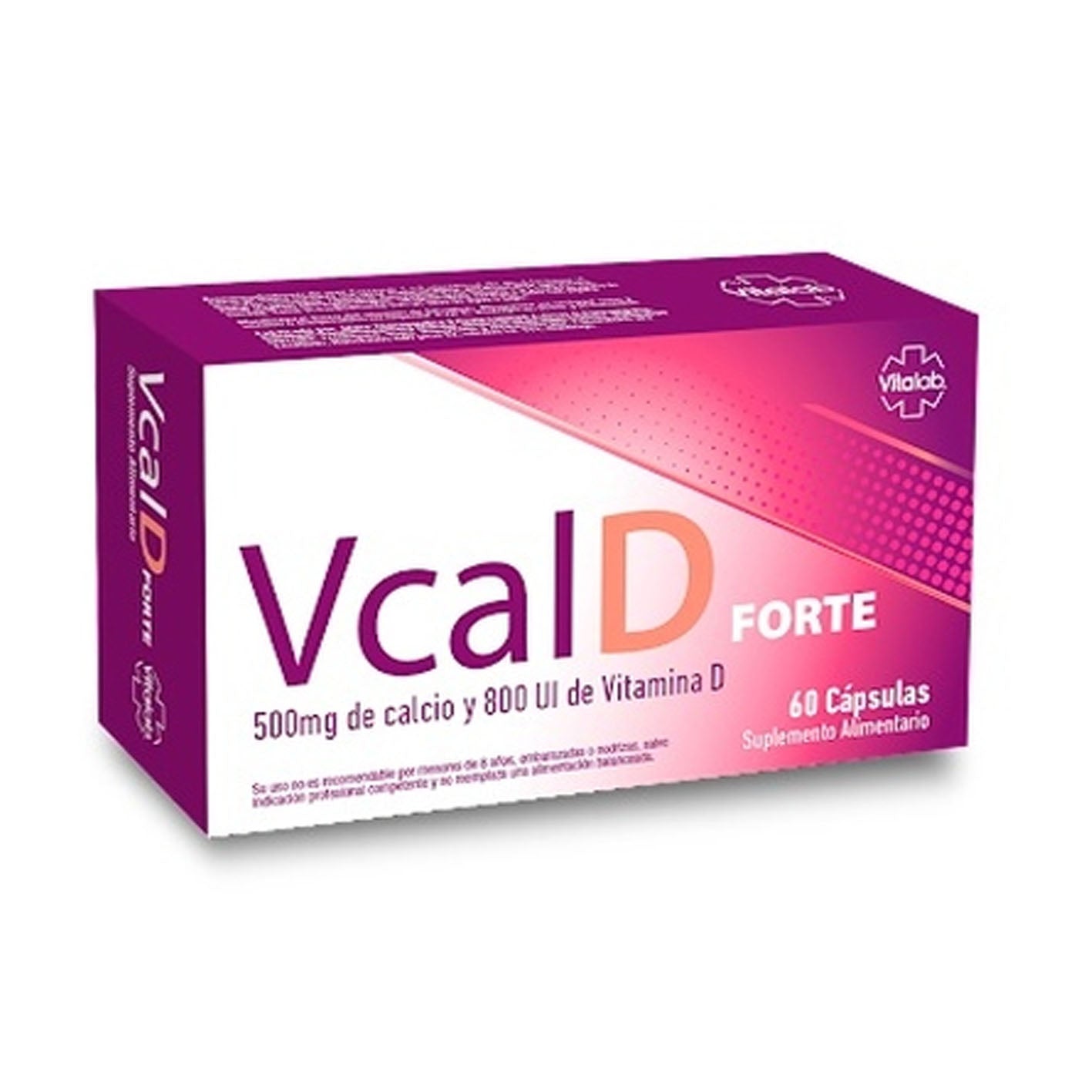 Vcal D Forte Cápsulas 500/800 - Farmacias Curie