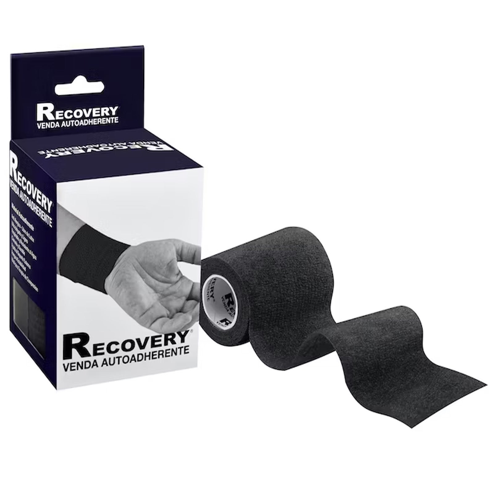 Recovery Venda Autoadherente Negra - Farmacias Curie