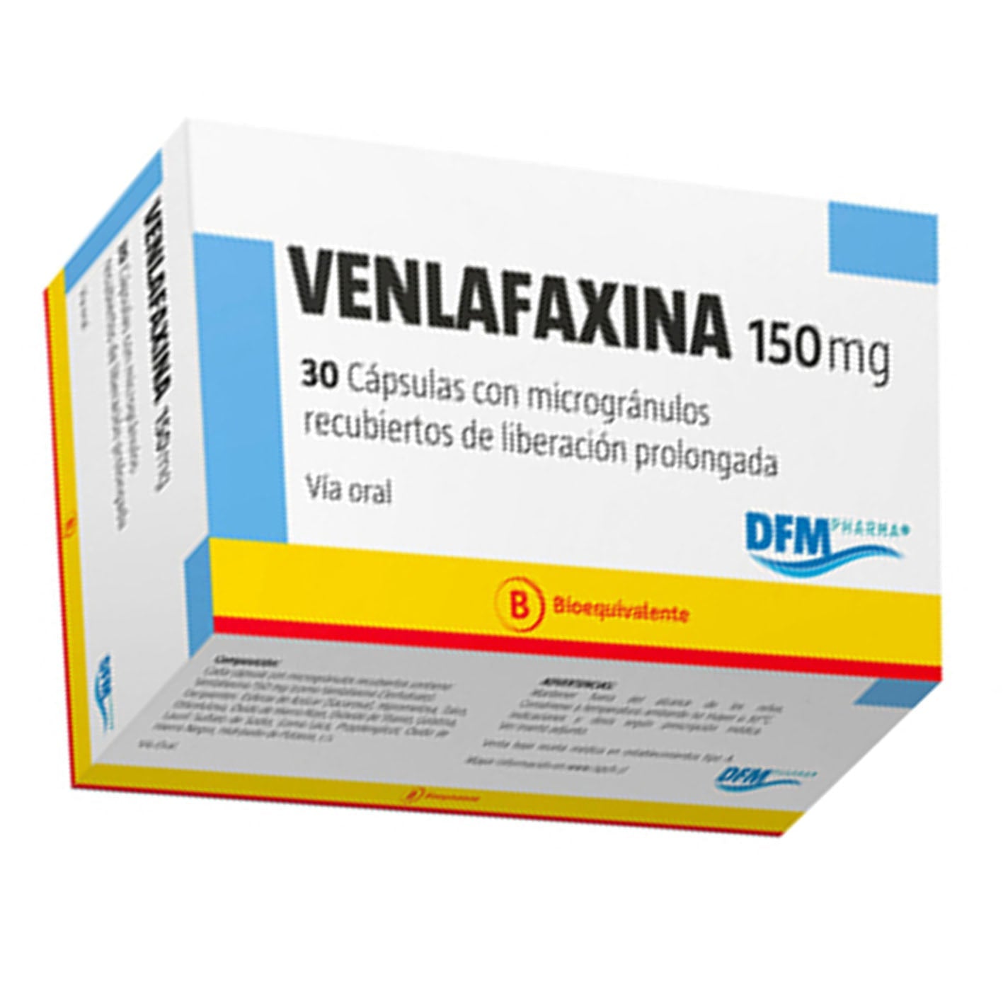 Venlafaxina Cápsulas con Microgránulos Recubiertos de Liberación Prolongada 150mg - Farmacias Curie