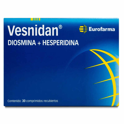 Vesnidan - 30 Comprimidos Recubiertos - Farmacias Curie