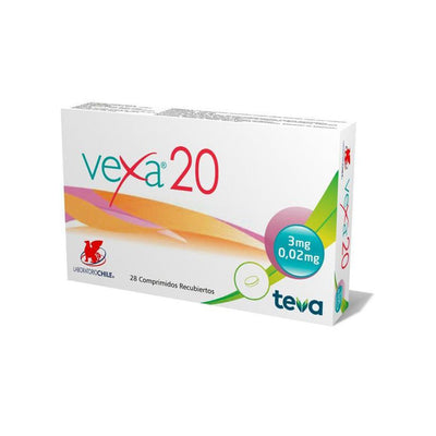Vexa 20 Comprimidos Recubiertos - Farmacias Curie
