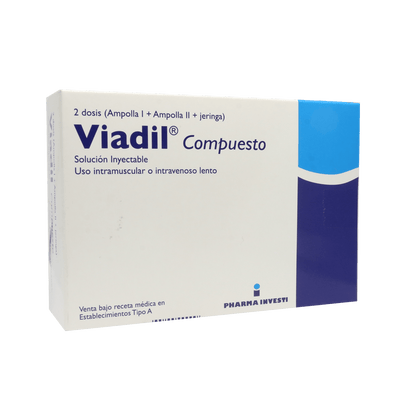 Viadil Compuesto Solución Inyectable - Farmacias Curie