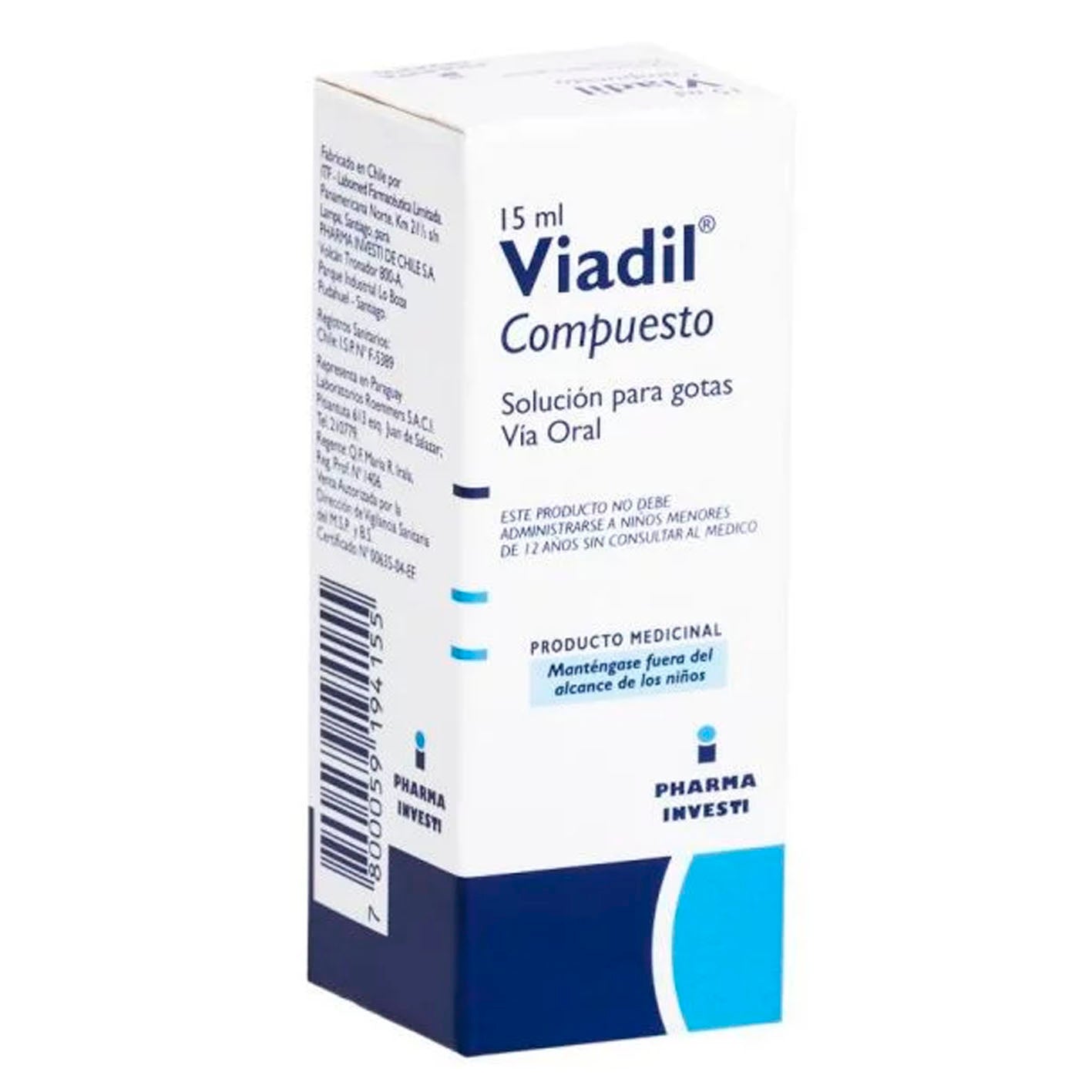 Viadil Compuesto Gotas - Farmacias Curie