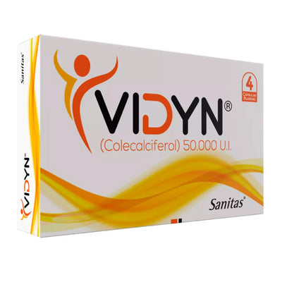 Vidyn 50.000 UI - 4 Cápsulas Blandas - Farmacias Curie