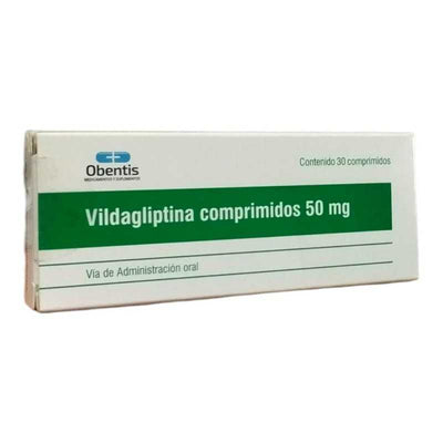 Vildagliptina 50mg - 30 Comprimidos