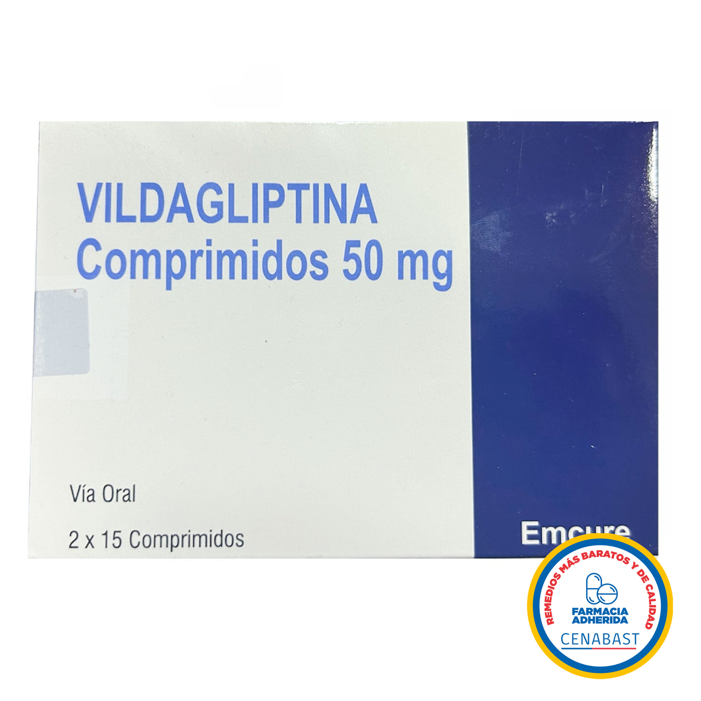 Vildagliptina Comprimidos 50mg Medicamento Cenabast - Farmacias Curie