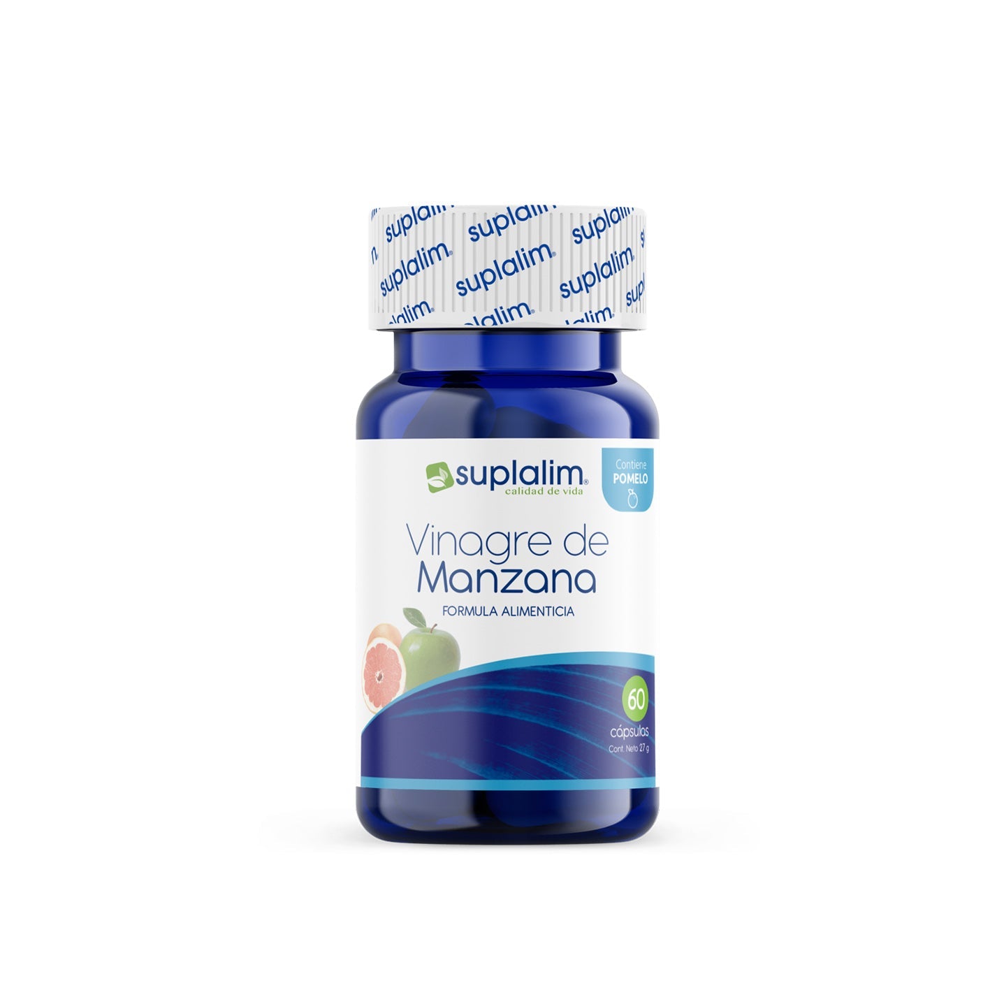 Vinagre de Manzana y Pomelo - 60 Cápsulas - Farmacias Curie