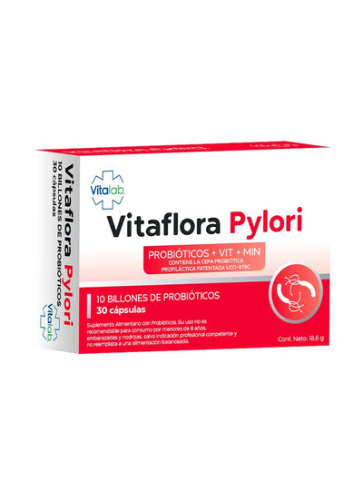 Vitaflora Pylori - 30 Cápsulas - Farmacias Curie