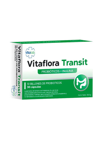 Vitaflora Transit - 30 Cápsulas - Farmacias Curie