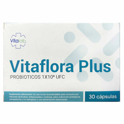 Vitaflora Plus - 30 Cápsulas - Farmacias Curie