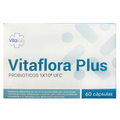Vitaflora Plus - 60 Cápsulas - Farmacias Curie