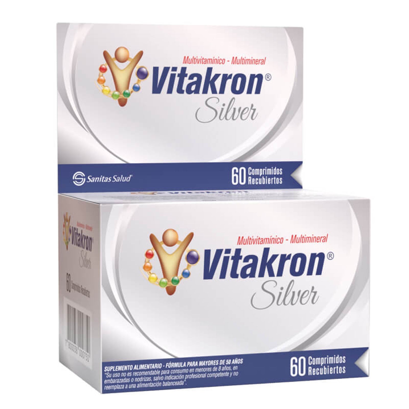 Vitakron Silver Comprimidos Recubiertos - 60 unidades - Farmacias Curie