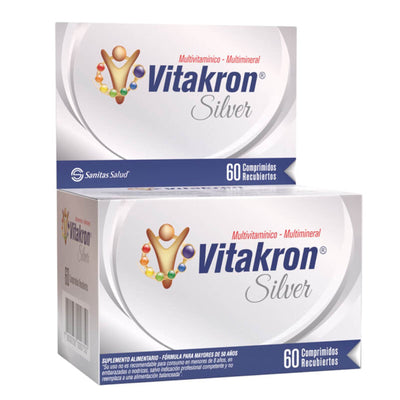 Vitakron Silver Comprimidos Recubiertos - 60 unidades - Farmacias Curie