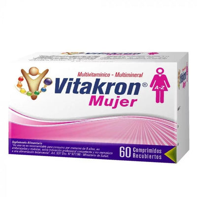 Vitakron Mujer Comprimidos Recubiertos - 60 unidades - Farmacias Curie